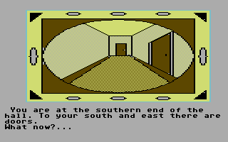 Zodiac / The Search for the Secret of Life (Commodore 64) screenshot: Secret of Life: Start of your adventure.