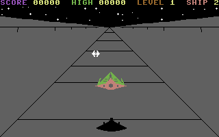 Death Star (Commodore 64) screenshot: Lets save the Earth