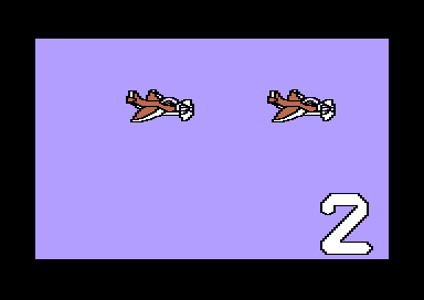 Stickybear: Numbers (Commodore 64) screenshot: 2 Planes