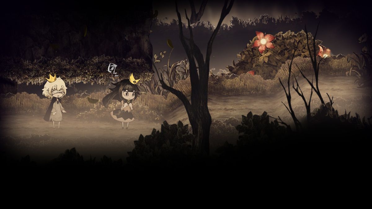 The Liar Princess and the Blind Prince (Nintendo Switch) screenshot: The princess can't transform back into a wolf if there isn't enough space.