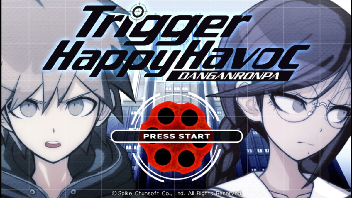 Danganronpa: Trigger Happy Havoc (Windows) screenshot: Title screen