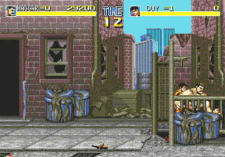 Screenshot of Final Fight (SEGA CD, 1989) - MobyGames