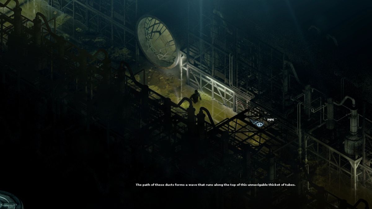 Stasis (Windows) screenshot: Through the slime