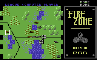 Firezone (Commodore 64) screenshot: Heat of the Battle.