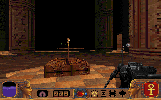 Powerslave (Official Beta Version) (DOS) screenshot: The Cobra Staff.