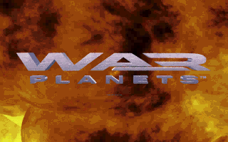 War Planets: Age of Chaos (DOS) screenshot: Title during Intro