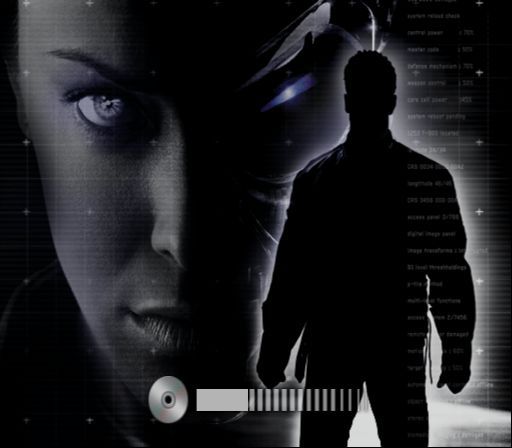 Terminator 3: Rise of the Machines (PlayStation 2) screenshot: The initial load screen. This comes before the logos and the cinematic introduction