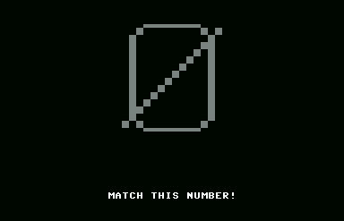 Early Games for Young Children (Commodore 64) screenshot: Number matching