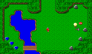 God of Thunder (DOS) screenshot: starting point