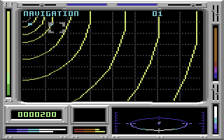 Ring Wars (Commodore 64) screenshot: Navigation.