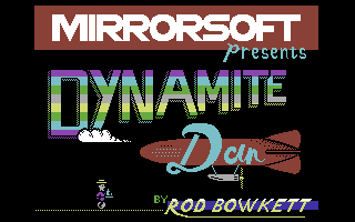 Dynamite Dan (Commodore 64) screenshot: Loading Screen.