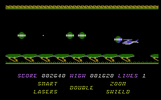 Airwolf 2 (Commodore 16, Plus/4) screenshot: Killed.