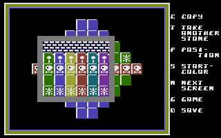 Crillion (Commodore 16, Plus/4) screenshot: The Editor.