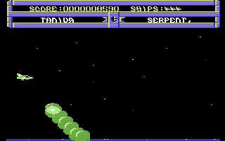 Tanium (Commodore 64) screenshot: The serpent.