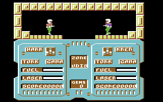 Blood Brothers (Commodore 64) screenshot: Our Heroes.