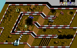 2 Hot 2 Handle (Commodore 64) screenshot: Ivan 'Ironman' Stewart's Super Off Road