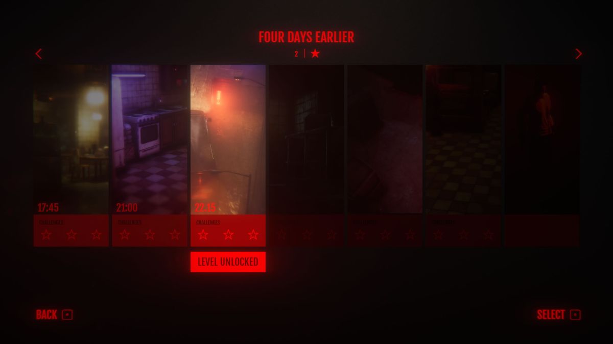 The Hong Kong Massacre (Windows) screenshot: Level select and progress