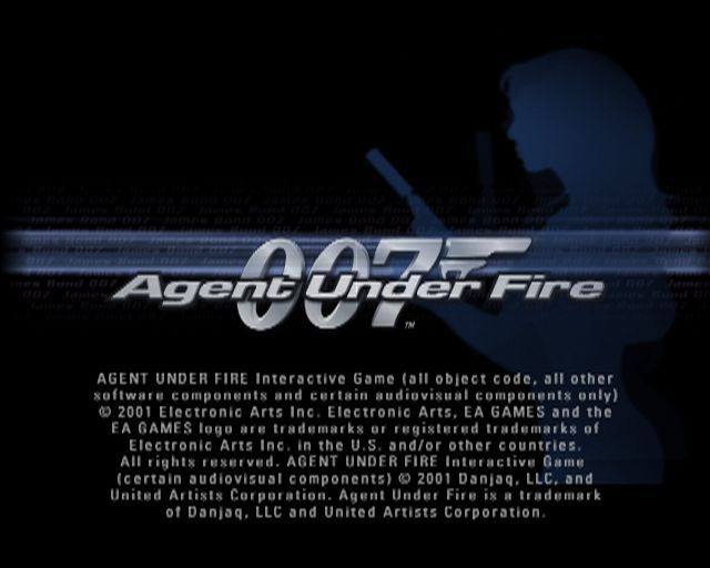 007: Agent Under Fire (PlayStation 2) screenshot: The title screen