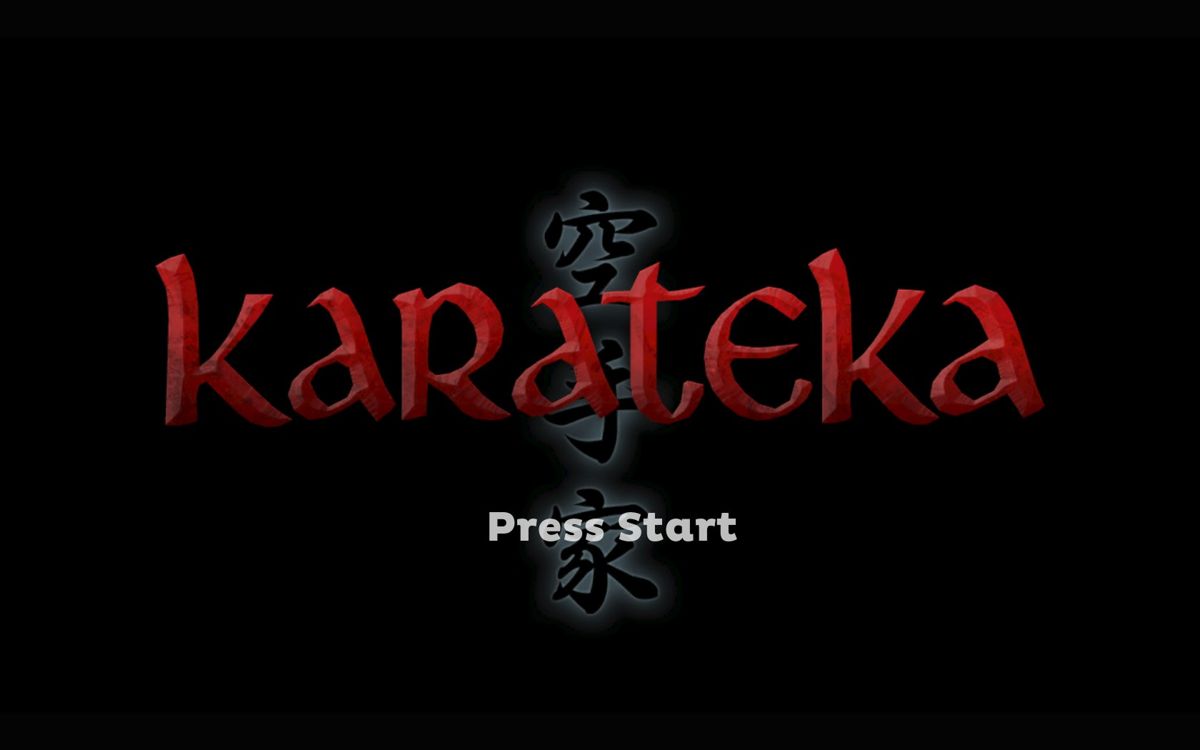 Karateka (Windows) screenshot: Title screen