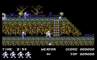 6*Pak Vol. 3 (Commodore 64) screenshot: Ghost 'n Goblins