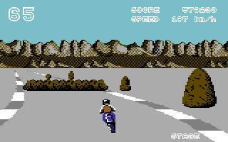 6*Pak Vol. 3 (Commodore 64) screenshot: Enduro Racer