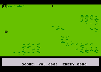 Battalion Commander (Atari 8-bit) screenshot: Gameplay Window