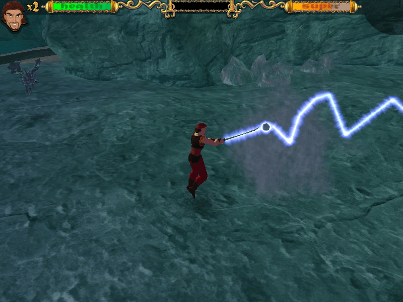 Sinbad: Legend of the Seven Seas (Windows) screenshot: The first super move: Lightning