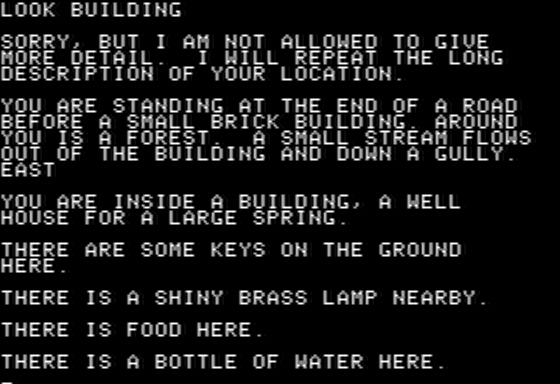 <small>Golden Oldies: Volume 1 - Computer Software Classics (Apple II) screenshot:</small><br> The Classic Adventure Begins