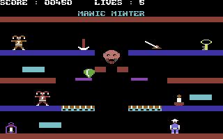 China Miner (Commodore 64) screenshot: Tribute to manic Miner?