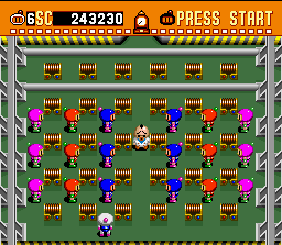 Super Bomberman (SNES) screenshot: "You are arrested!"