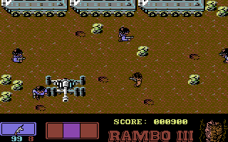 Blaze Out (Commodore 64) screenshot: Rambo III