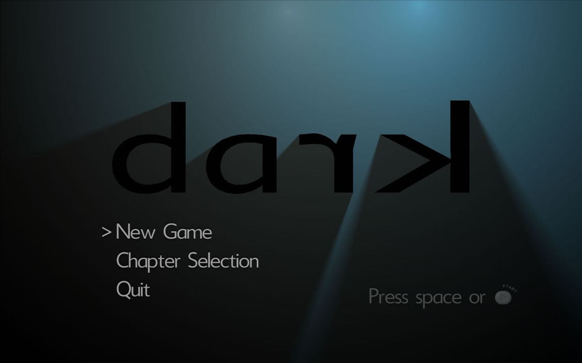 Dark (Windows) screenshot: Main Menu