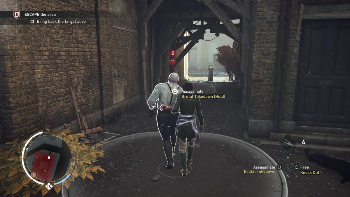 Assassin's Creed: Syndicate - Jack the Ripper (PlayStation 4) screenshot: Some bounties require a live target