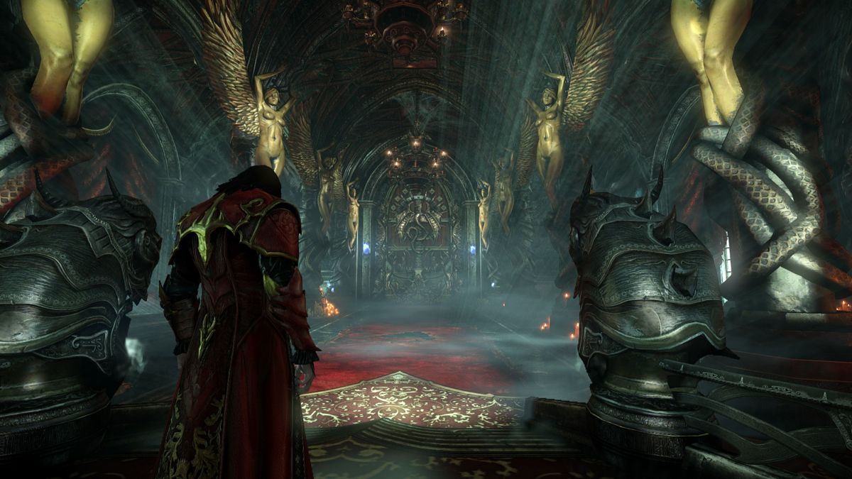 Castlevania: Lords of Shadow 2 (Windows) screenshot: Dracula's throne room.