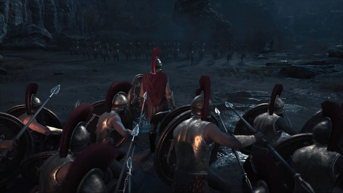 Assassin's Creed: Odyssey (PlayStation 4) screenshot: The Battle of Thermopylai, 480 B.C.