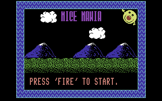 Murray Mouse: Supercop (Commodore 64) screenshot: Title Screen.