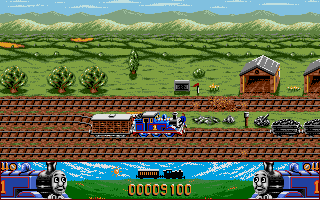 Thomas the Tank Engine & Friends (Atari ST) screenshot: I found the waggon with the cargo to deliver
