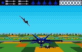 Blue Lightning (Lynx) screenshot: Flying over a field