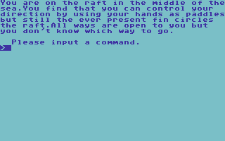 Mystery Voyage (Commodore 64) screenshot: Which way?
