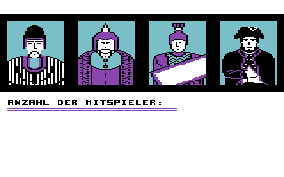 Kolonialmacht (Commodore 64) screenshot: Number of players.