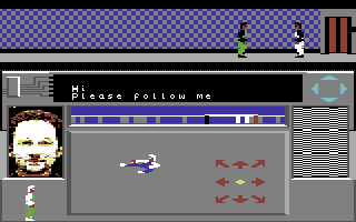 Nexus (Commodore 64) screenshot: Another agent.