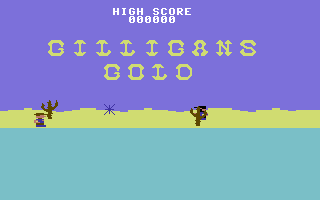 Gilligan's Gold (Commodore 64) screenshot: Title Screen.