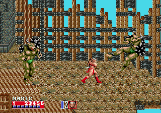 Golden Axe II (Genesis) screenshot: No would be a good time to use the special magic attack