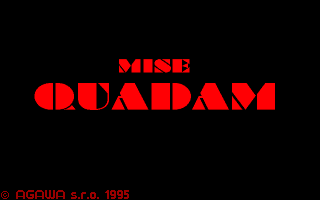 Mise Quadam (DOS) screenshot: Title screen