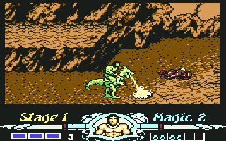 Screenshot of Golden Axe (Commodore 64, 1989) - MobyGames