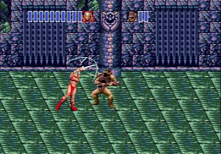 Golden Axe II (Genesis) screenshot: One-on-one mode...
