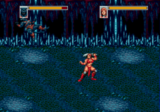 Golden Axe III (Genesis) screenshot: One-on-one mode