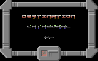 Mission A.D. (Commodore 64) screenshot: Transporting to another area.