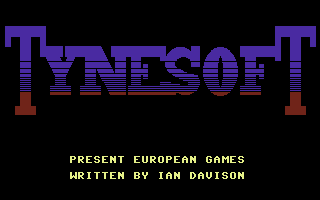 European Games (Commodore 16, Plus/4) screenshot: Title Screen.