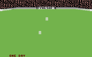 Ian Botham's Test Match (Commodore 16, Plus/4) screenshot: Select match type.